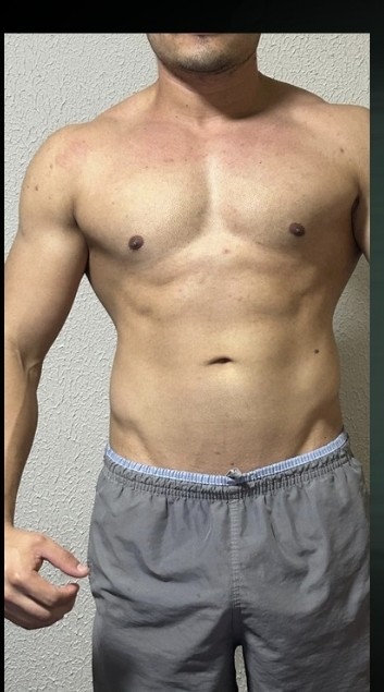 Transformação de definição muscular - depois